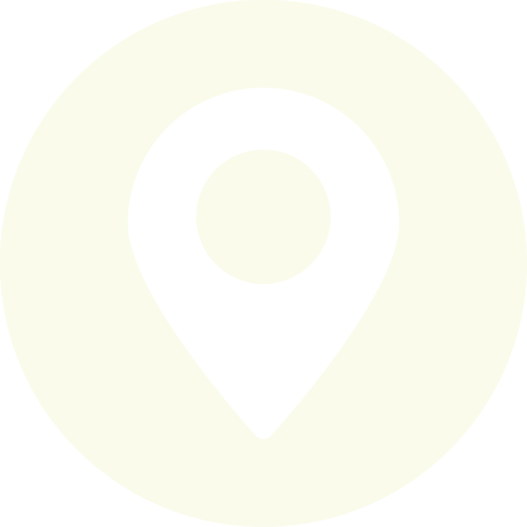si vede un'icona rotonda che rappresenta un indicatore di mappa